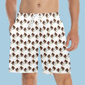 FLORIDA SKUNK APE WET BRAIN Men's Mid-Length Board Shorts