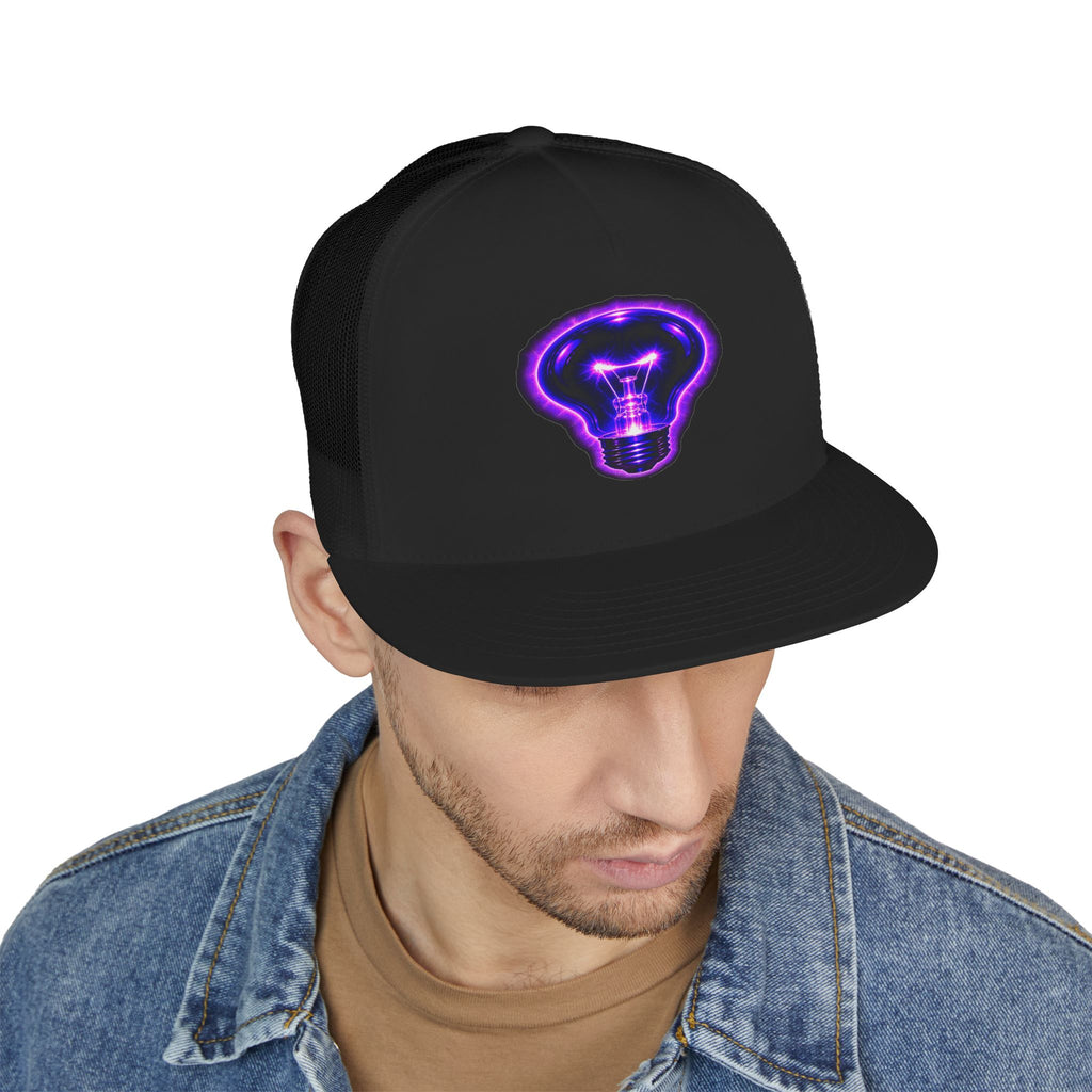 BLACK LIGHT BALLISTIC BULB 5 Panel Trucker Cap