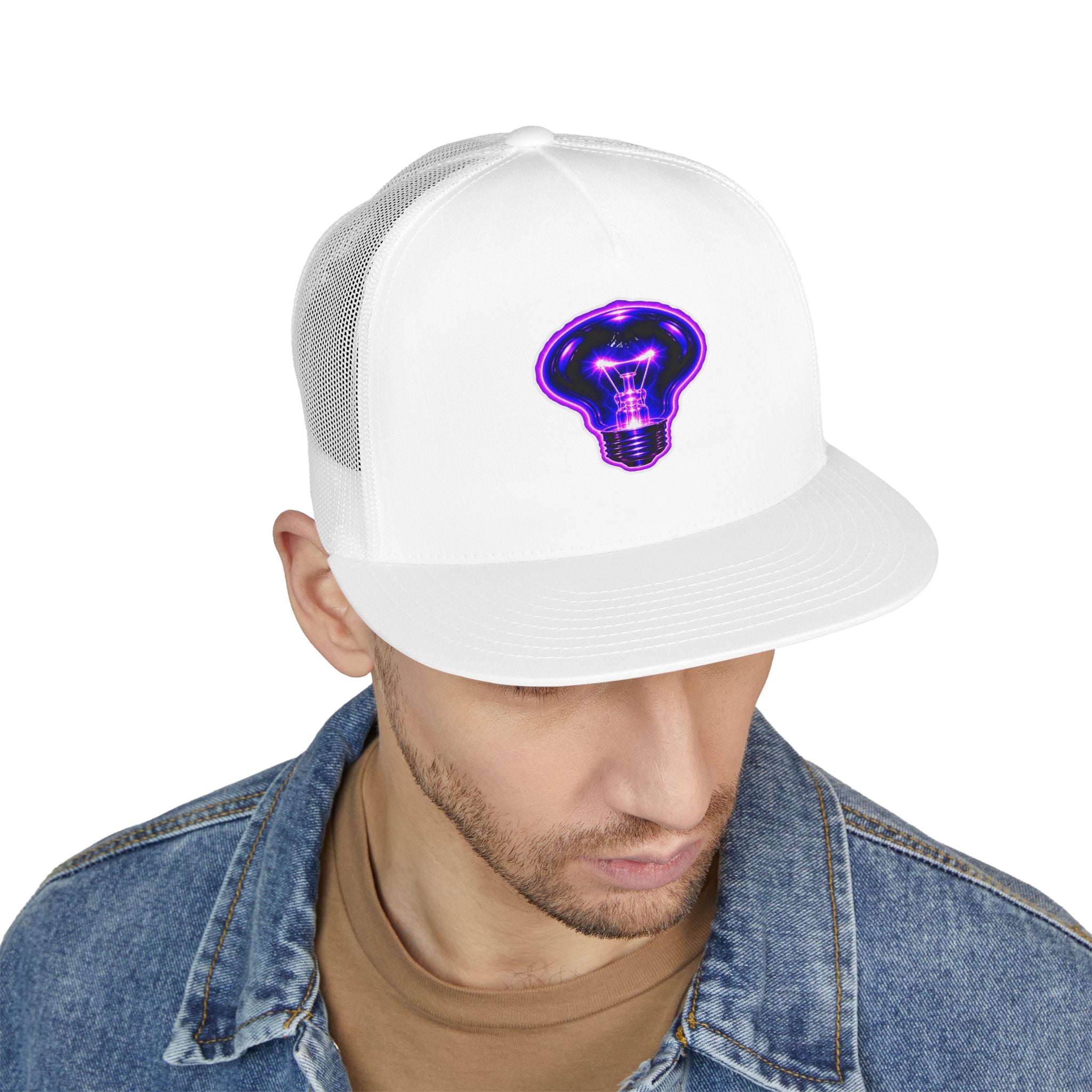 BLACK LIGHT BALLISTIC BULB 5 Panel Trucker Cap (Light Options)