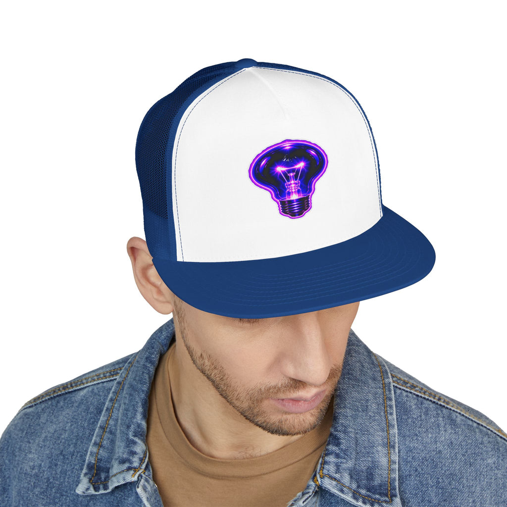 BLACK LIGHT BALLISTIC BULB 5 Panel Trucker Cap (Light Options)
