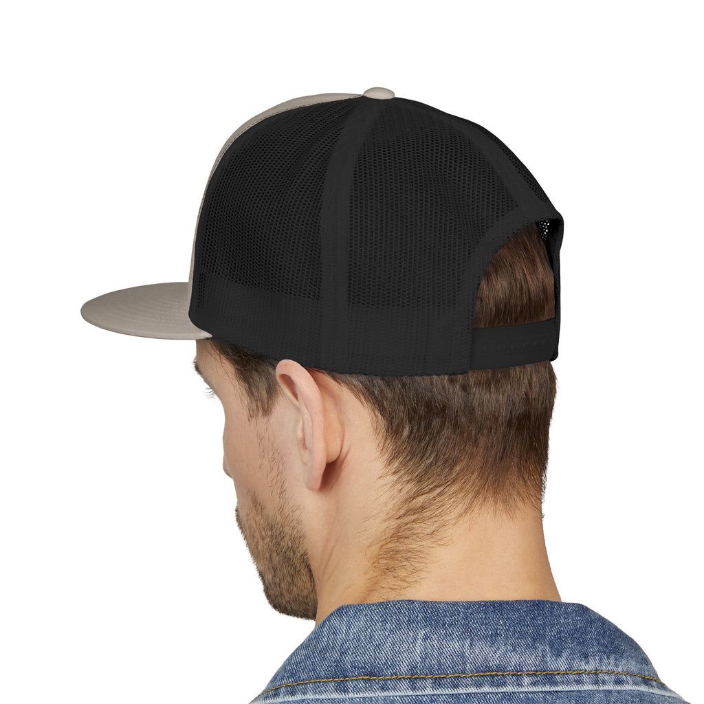 FLOCK YOU! 5 Panel FLAT BILL Trucker Hat