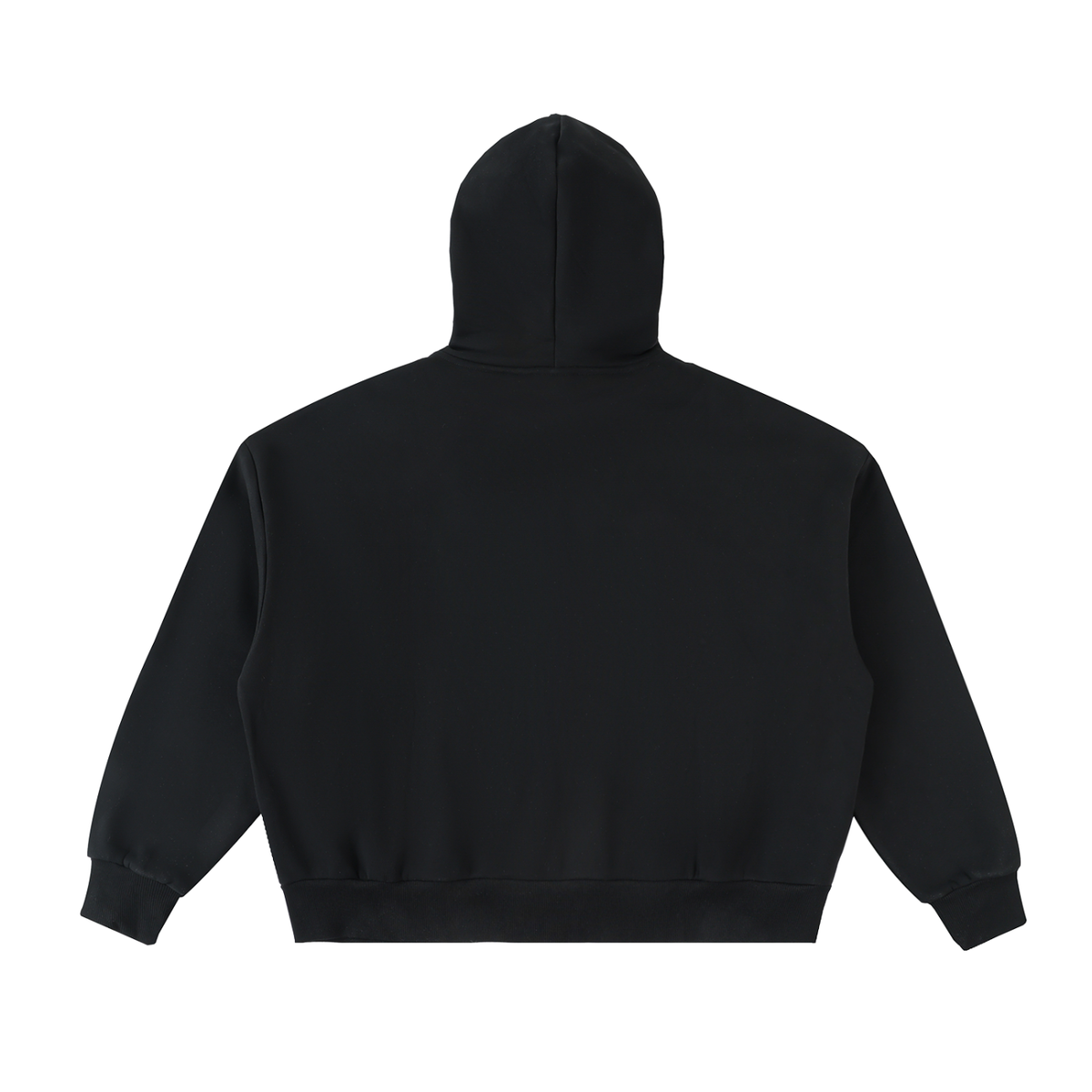 TRICK Fleeced Full-Zip Boxy Hoodie