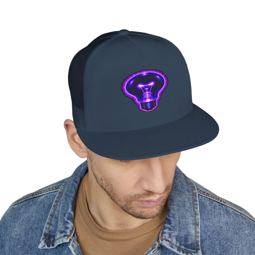 BLACK LIGHT BALLISTIC BULB 5 Panel Trucker Cap