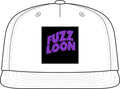 MASTERS OF REALITY CALAMITY FUZZLOON Snapback Cap — Retro Purple Logo Five-Panel Hat