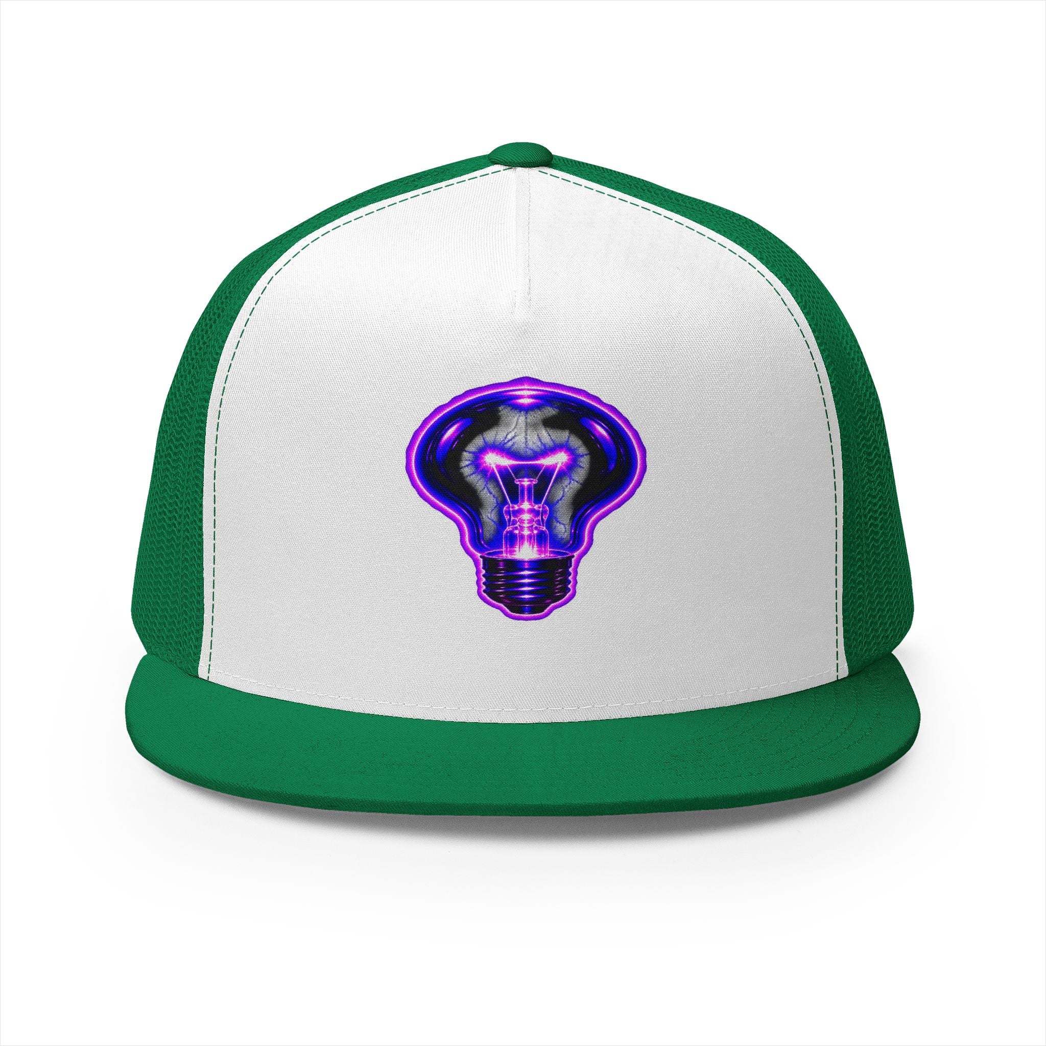 BLACK LIGHT BALLISTIC BULB 5 Panel Trucker Cap (Light Options)