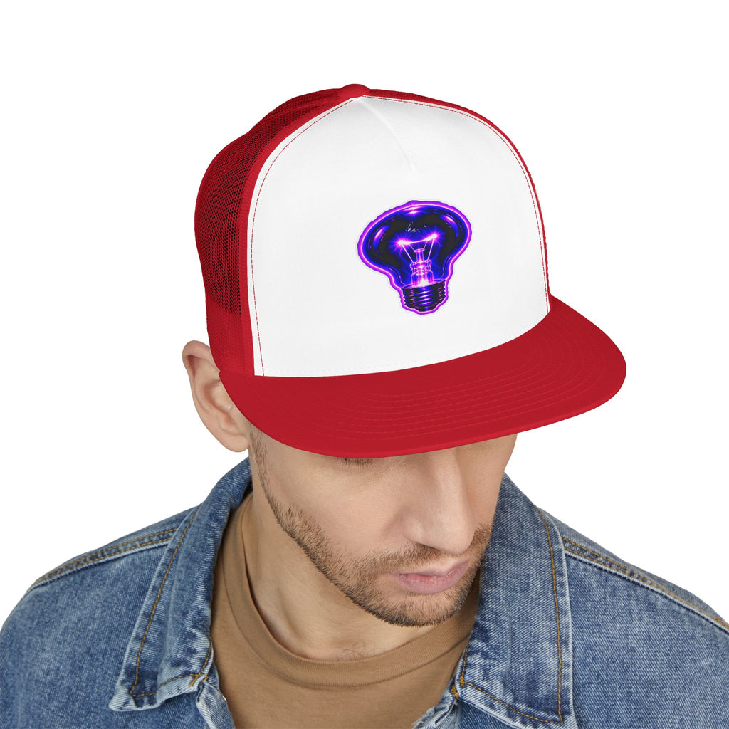BLACK LIGHT BALLISTIC BULB 5 Panel Trucker Cap (Light Options)
