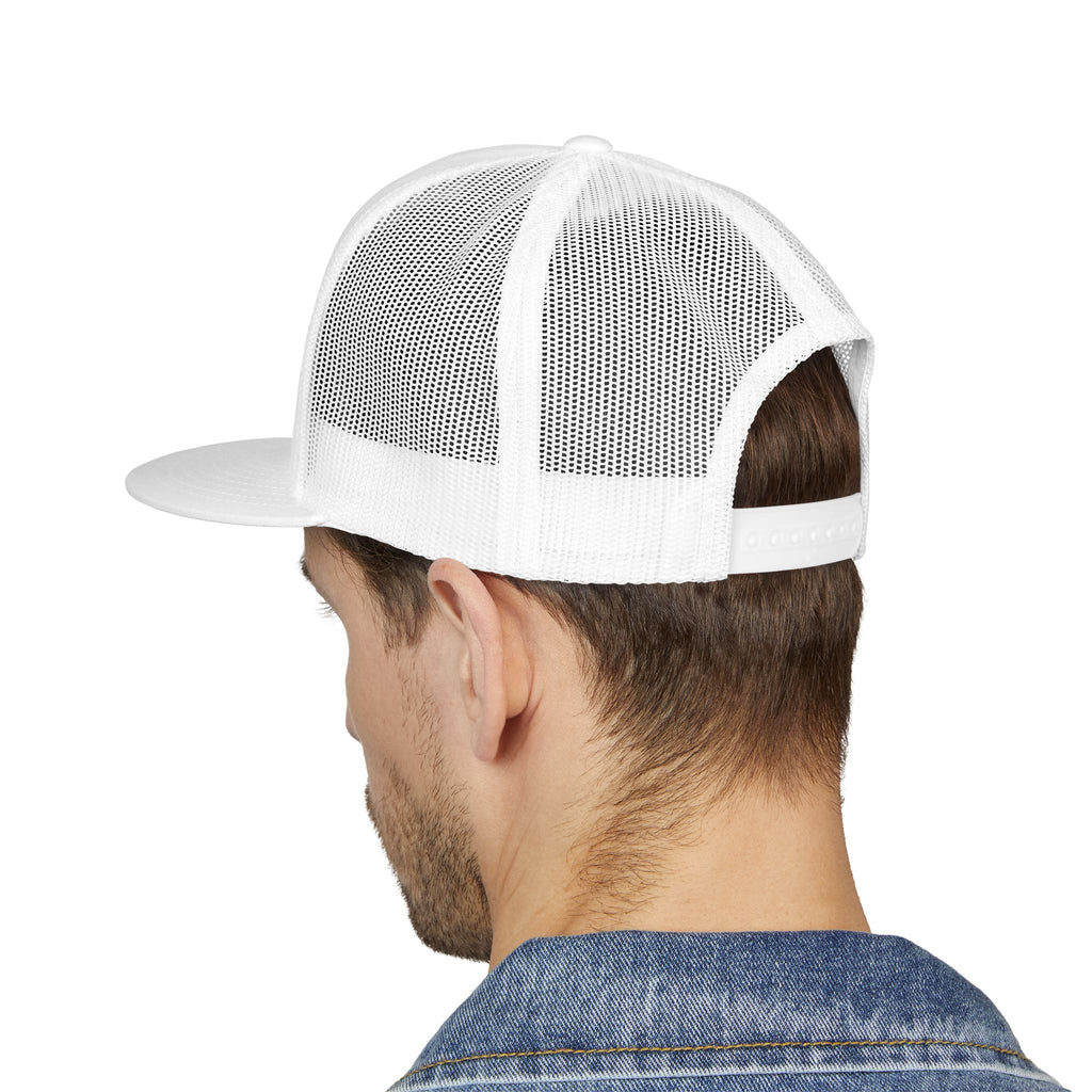FLOCK YOU! 5 Panel FLAT BILL Trucker Hat